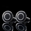 Square Men&#39;s Cufflinks Spot Simple French Cuff Buttons