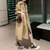 Women Trendy Trench Coat, Double Breasted Coat, Korean Women&#39;s Trench Coat, Elegant Oversize Trench Coat, Spring Clothing, Womens Clothing