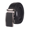 Men&#39;s Leather Automatic Buckle Two-layer Cowhide Embossed Belt