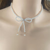 Super Fairy Bow Pearl Necklace