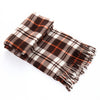 Autumn And Winter Black And White Plaid Plus-sized Thickening Thermal Men&#39;s And Women&#39;s Scarf