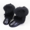 Women&#39;s Winter Mid-calf Fox Fur Snow Boots