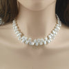 European And American Fashion Cool Irregular Artificial Short Pearl Necklace