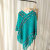 Ethnic Style Pullover Diamond Lattice Shawl