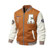 Retro Baseball Uniform Men&#39;s Thickened Loose Casual Jacket