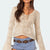 Women's Knitted Top Hollow Out See-through