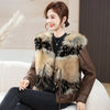 Middle-aged Women&#39;s Clothing Winter Leather Coat Casual Fashionable Jacket