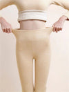 Women&#39;s Outer High Waist Hip Lift Leggings Fleece-lined Shark Pants