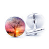 Time Stone Simple Tree Of Life Cufflinks