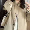 Korean Style Windbreaker Early Autumn Coat Women&#39;s Small