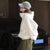 New Korean Fashion Simple Air Layer Hooded Sweater