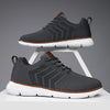 Fashion Lace-up Mesh Sneakers Casual  Flying Woven Walking Sports Shoes For Men