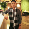 Men&#39;s Fashion Casual Warm Plaid Scarf