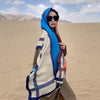 Korean Style Contrast Color Artificial Cashmere Scarf Women&#39;s New Winter