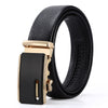 Men&#39;s Automatic Leather Buckle Business Belt