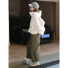 New Korean Fashion Simple Air Layer Hooded Sweater