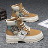 Men&#39;s Casual All-match Worker Boot High-top Shoes