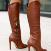 Suede Side Zipper Mid-calf Fashion Women&#39;s Boots