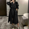 Women Trendy Trench Coat, Double Breasted Coat, Korean Women&#39;s Trench Coat, Elegant Oversize Trench Coat, Spring Clothing, Womens Clothing