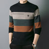 Men&#39;s Fashion Casual Round Neck Knitted Bottoming Shirt