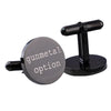 Men&#39;s Suit High-grade Cufflinks Engraved Name Pattern Cufflinks