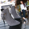 autumn and winter women&#39;s new short boots, high heels, high heels, women&#39;s shoes, Martin boots and European boots