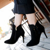 autumn and winter women&#39;s new short boots, high heels, high heels, women&#39;s shoes, Martin boots and European boots