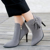 autumn and winter women&#39;s new short boots, high heels, high heels, women&#39;s shoes, Martin boots and European boots