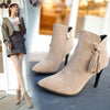 autumn and winter women&#39;s new short boots, high heels, high heels, women&#39;s shoes, Martin boots and European boots