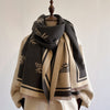 Bee Print Scarf Fashionable Outerwear Shawl