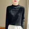 Women&#39;s Fashion Wool Lace Bottoming Shirt