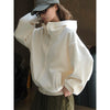 New Korean Fashion Simple Air Layer Hooded Sweater