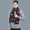 Simple Plaid Warm Keeping Artificial Cashmere Scarf