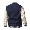 Retro Baseball Uniform Men&#39;s Thickened Loose Casual Jacket