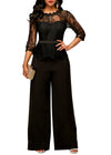 Straight Women&#39;s High Waist Lace Jumpsuit New