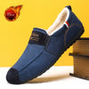 Men&#39;s Shoes Autumn And Winter Fleece-lined Gommino