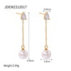 High-grade Ins Titanium Steel Earrings 18K Gold Plated Jewelry