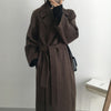 Woolen Wool Coat Women&#39;s Mid-length