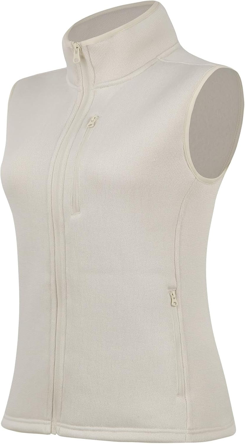 Golf Vests for Women Thermal Sleeveless Vests Outerwear with Pockets& Women Fleece Vest Lightweight
