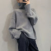 Women&#39;s Turtleneck Sweater Pullover Loose Base