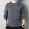 Men&#39;s Loose Multicolor Round Neck Warm Sweater