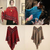 Ethnic Style Pullover Diamond Lattice Shawl