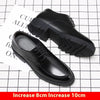 Spring And Autumn Men&#39;s Leather Shoes Men&#39;s 8cm Height Increasing Insole 10cm Thick Bottom Business Formal Wear Shoes