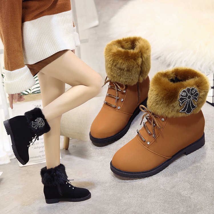 2021 new Martin winter boots female high-heeled shoes