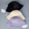 Imitation Mink Bucket Hat Women&#39;s Winter Warm And Small Face