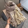 Printed All-matching Fashion Scarf Thickened Double-sided Thermal Shawl