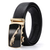 Men&#39;s Automatic Leather Buckle Business Belt