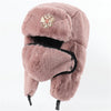 Ushanka Men And Women Imitation Rabbit Fur Outdoor Earmuffs Hat