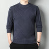 Men&#39;s Loose Multicolor Round Neck Warm Sweater