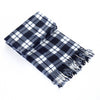 Autumn And Winter Black And White Plaid Plus-sized Thickening Thermal Men&#39;s And Women&#39;s Scarf